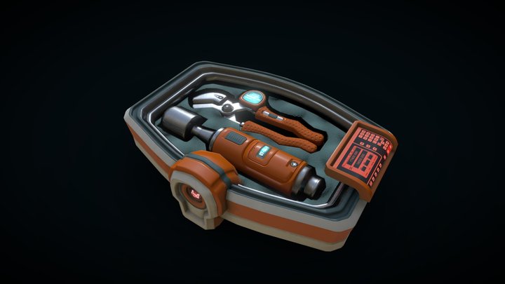 Drone Repair Kit 3D Model