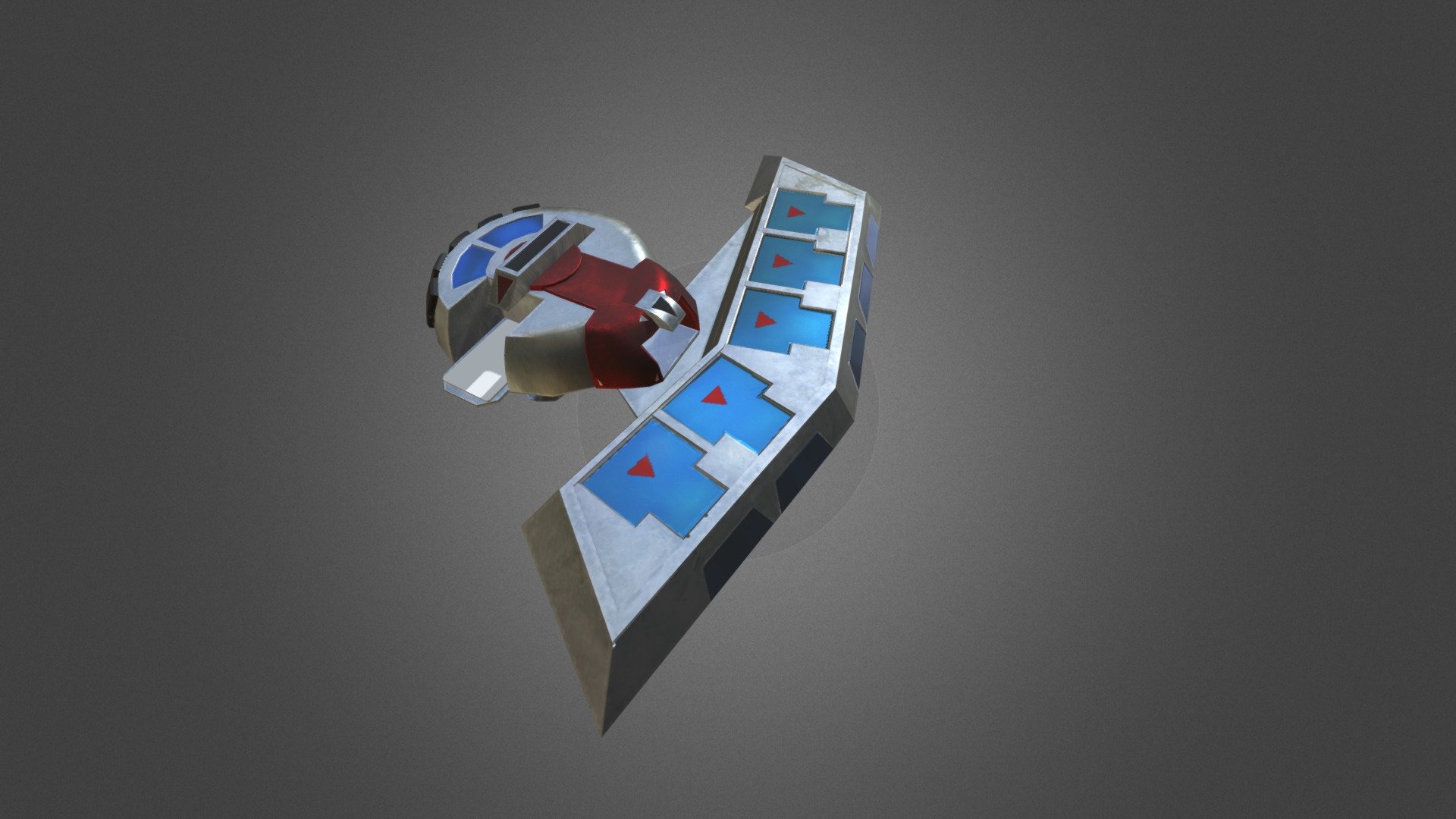 Battle City Duel Disk - 3D model by FariyFlare.