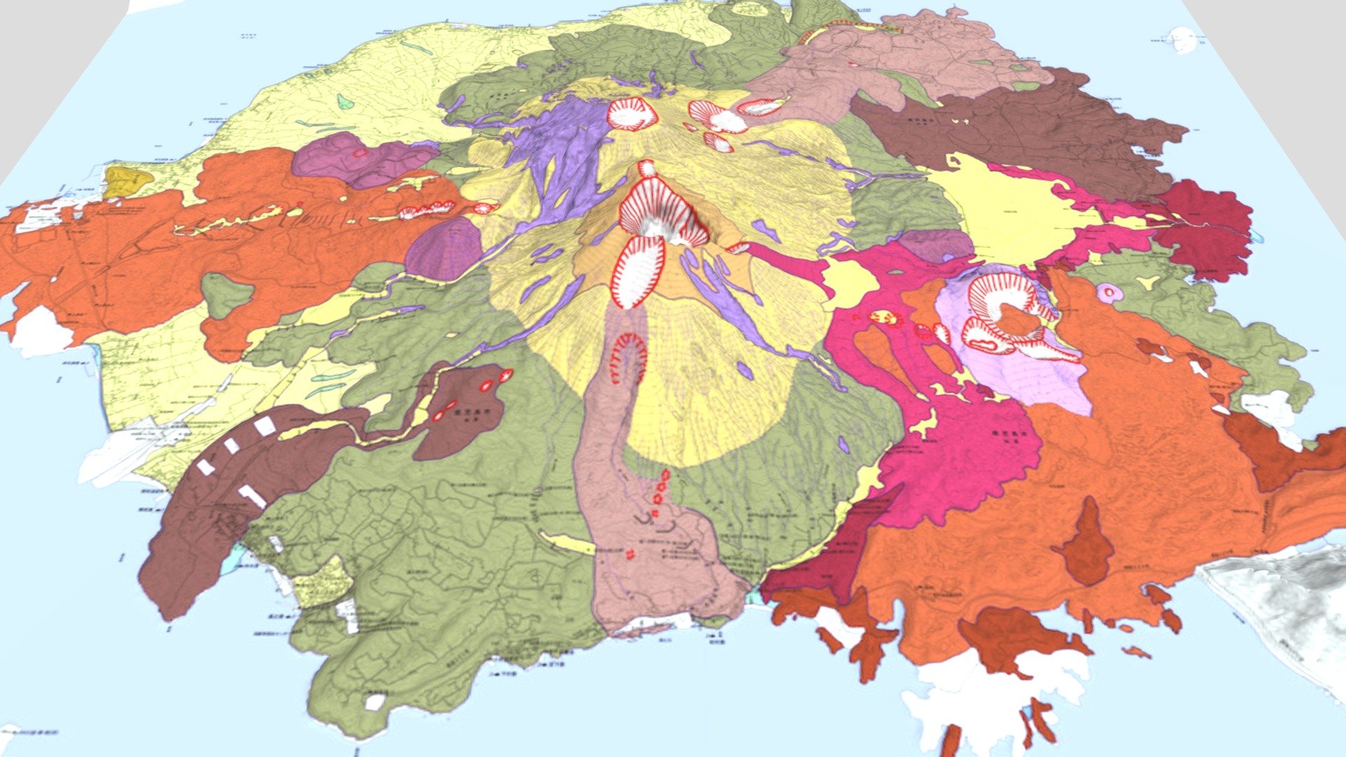 桜島 Sakurajima - 3D model by VR Geology Field Guide (@piyohiko310) [4c4e032]