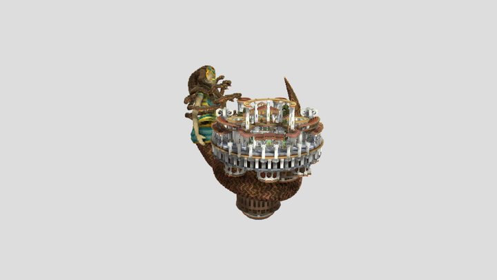 Greek - Skyblock Spawn 3D Model