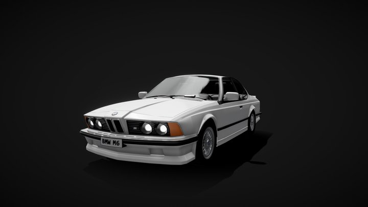 BMW M6 E24 3D Model