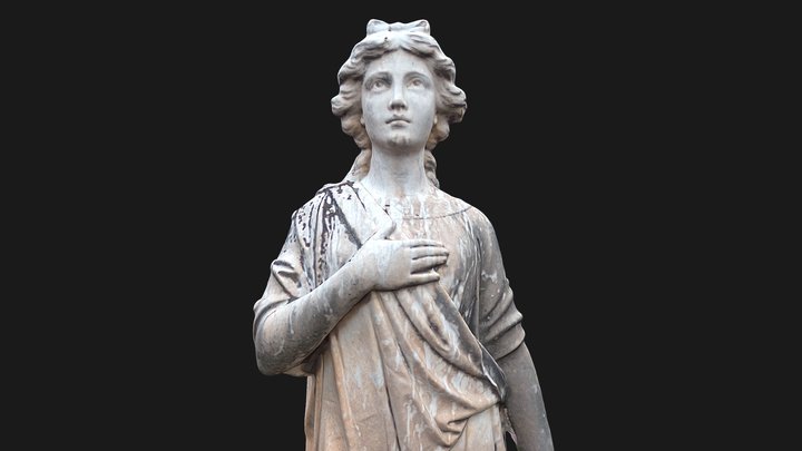 Escultura femenina -  Panteon Purisima 3D Model