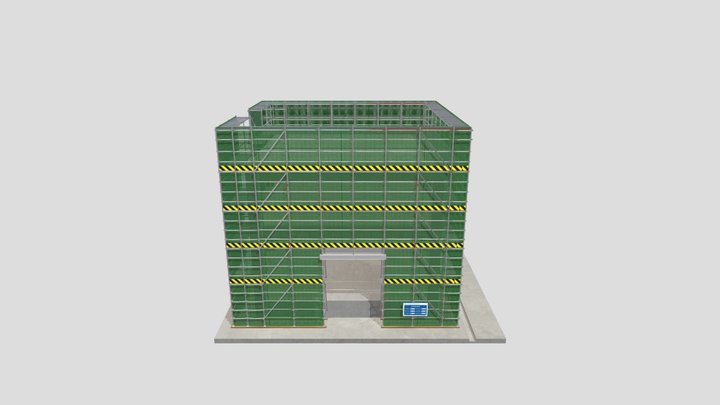 4.9.1 盘扣式作业架2 3D Model