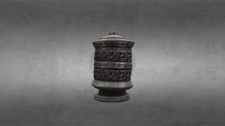 RODA DA ORAÇÃO - PRAYER WHEEL 3D Model
