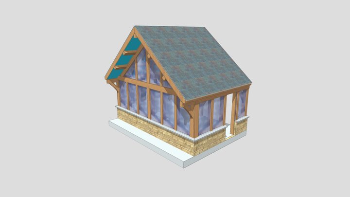 Newton Hall Lodge 3D Model