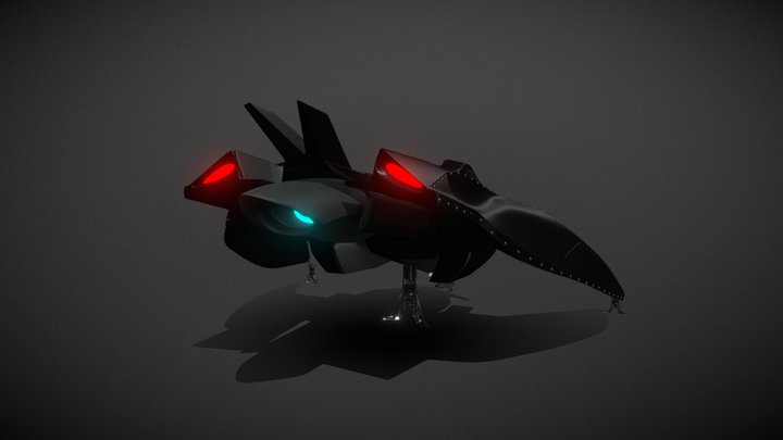 Space Ship 3D Model