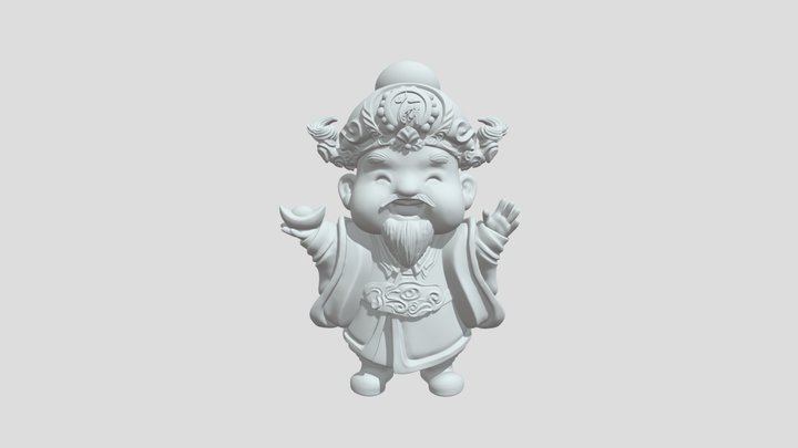God of wealth_02 3D Model