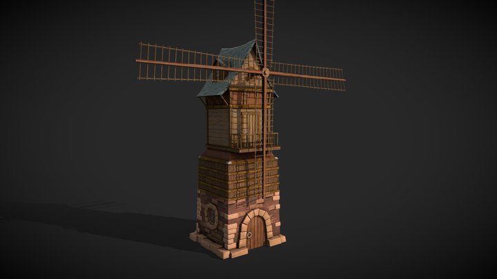 Windmill 3D Model