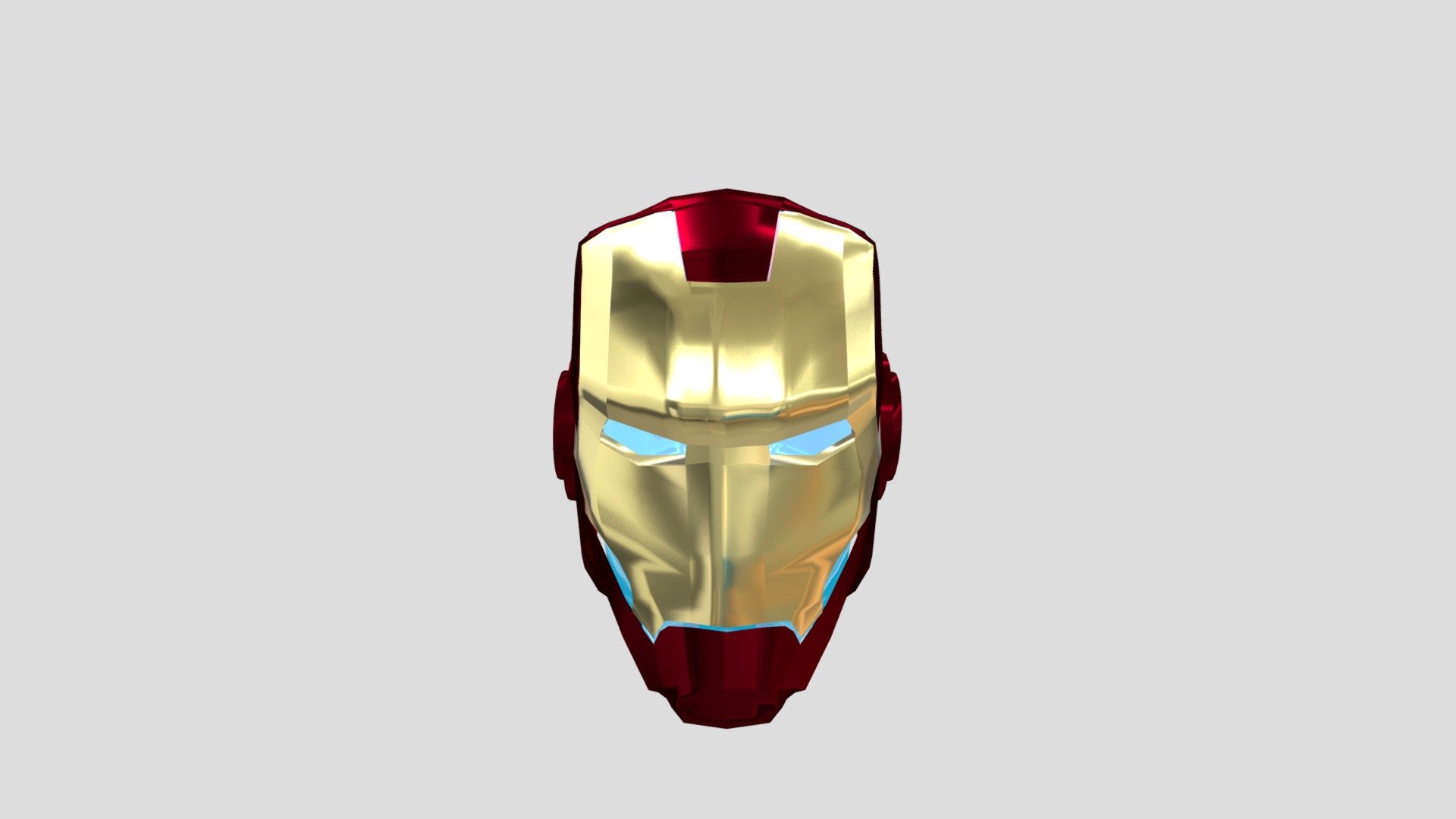 Iron Man Mask - 3D model by dscheel [4c54c59] - Sketchfab