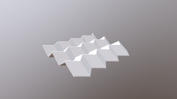 Herringbone Tessellation 3D Model