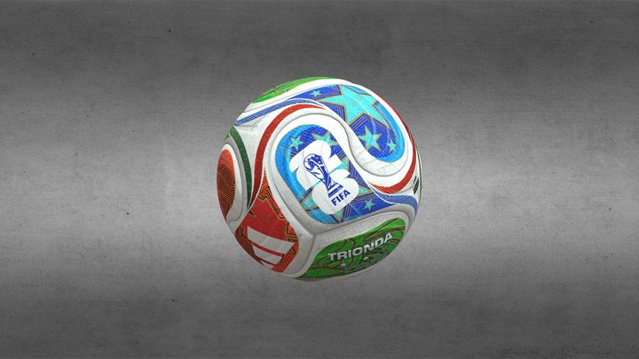 FIFA TRIONDA Ball World Cup 2026 3D Model