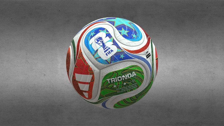 FIFA TRIONDA Ball World Cup 2026 3D Model