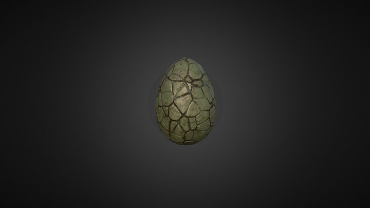 Creature Egg 3D Model