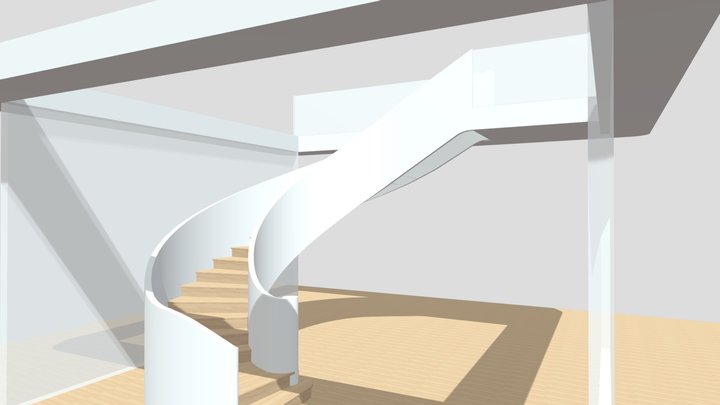 MNC 9 Wallace Main Stair 24Riser rev 7 3D Model