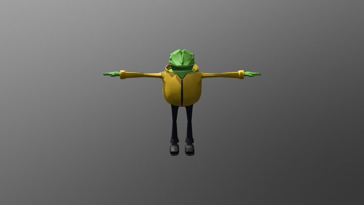 Frog Lad 3D Model