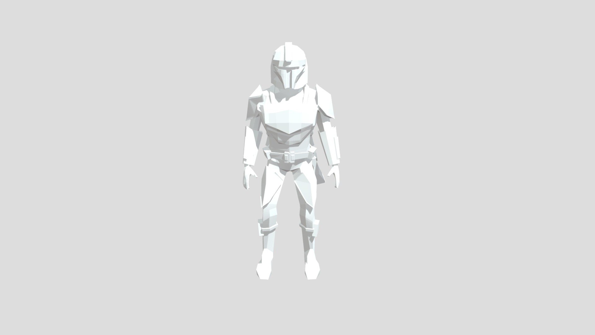 Din Djarin Sniper Shoot Animation