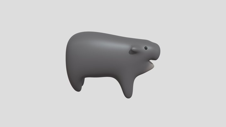 moodeng 3D Model