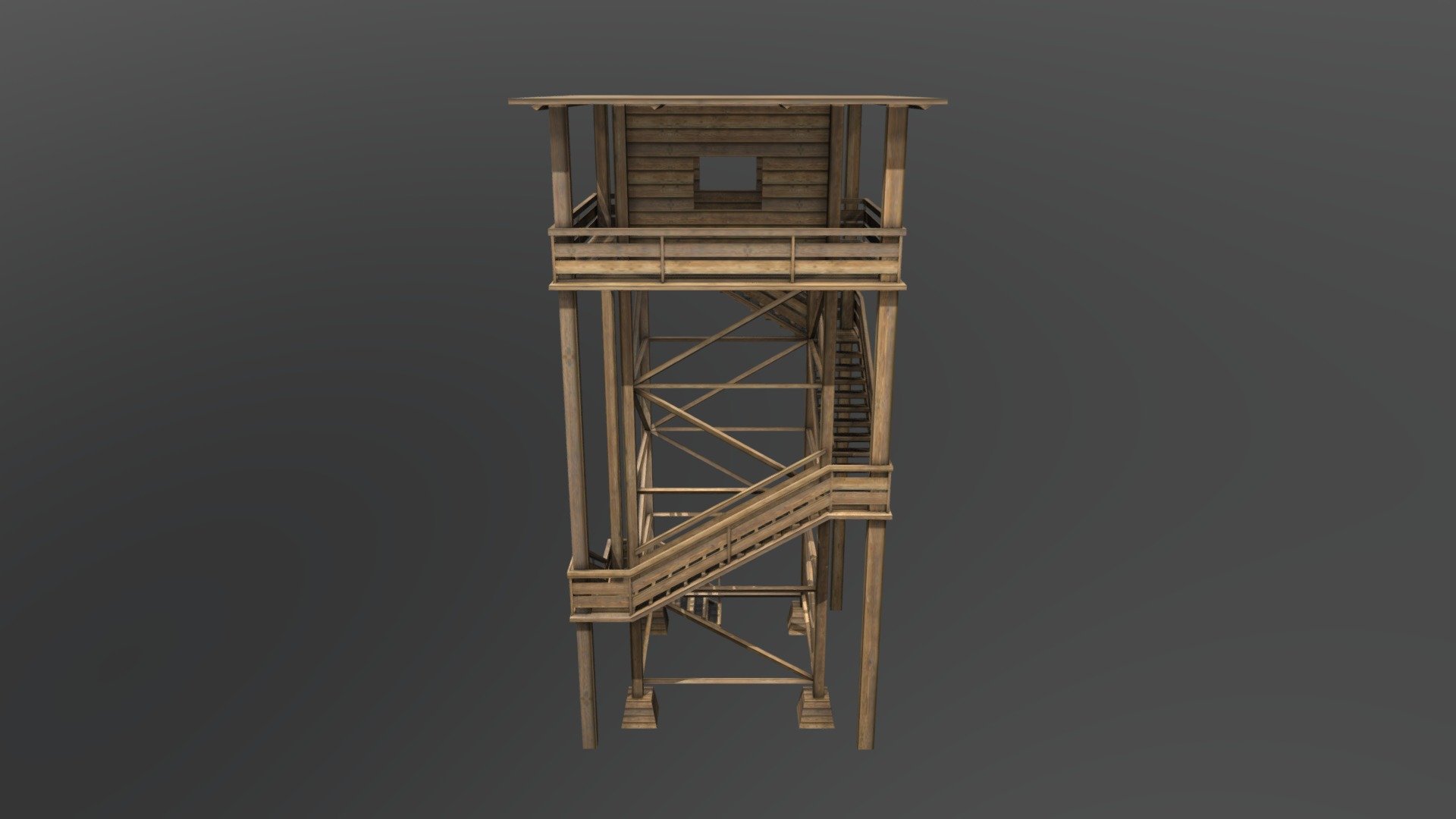 Wooden Watch Tower2