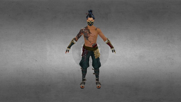 Free fire Phantom Samurai bundle – Free 3D Model STL