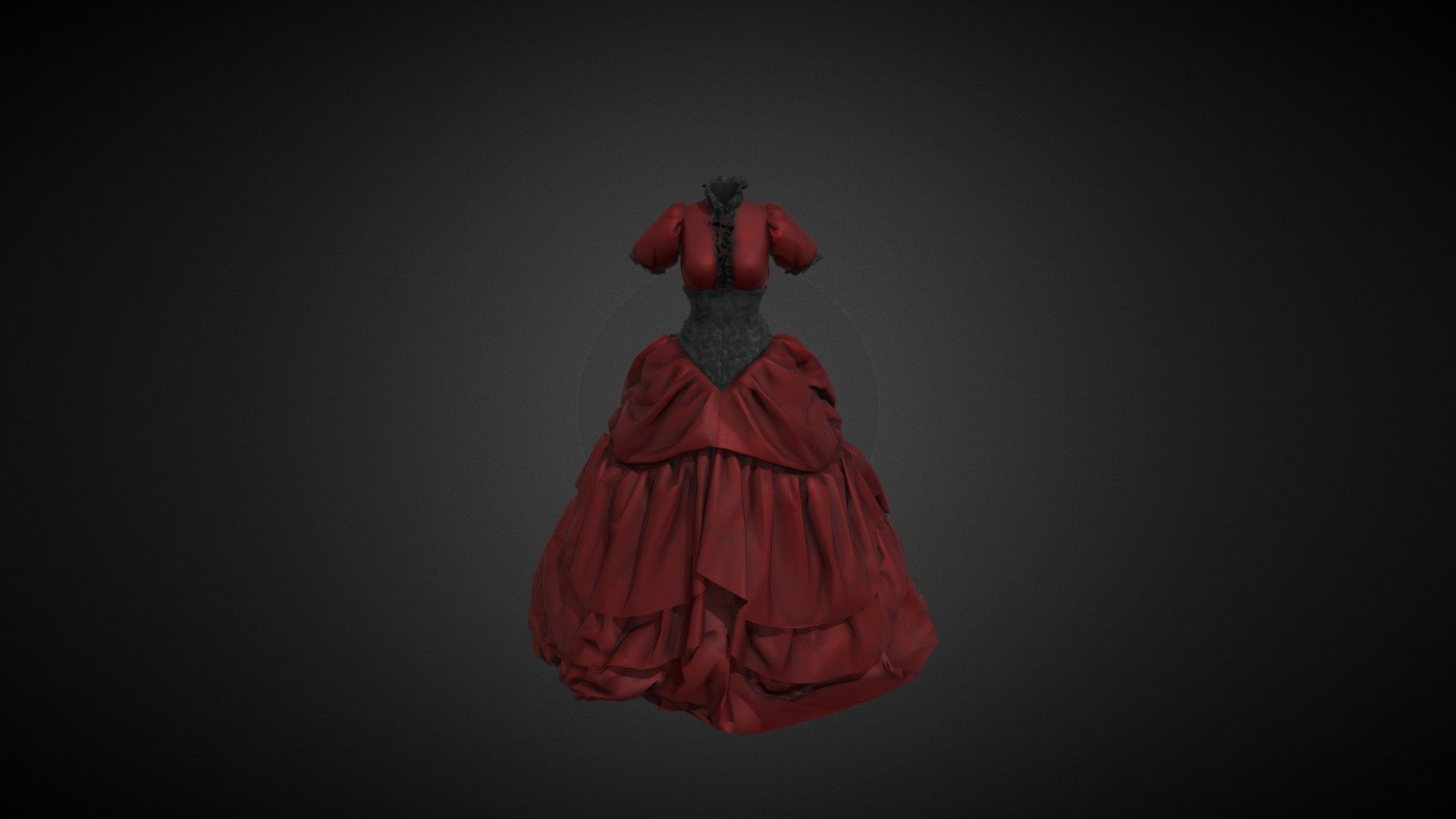 Lady Strange Crimson Dress - 3D model by MediaCity Games ...