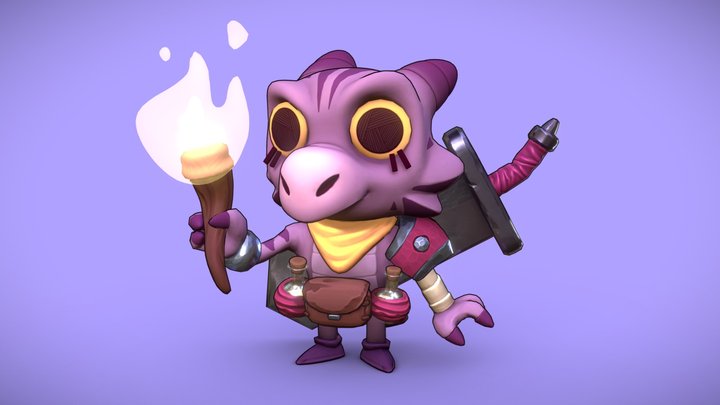 Smol Kobold 3D Model
