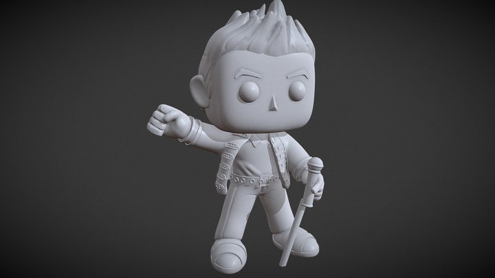 FUNKO POP Character (3d print) 3D Model