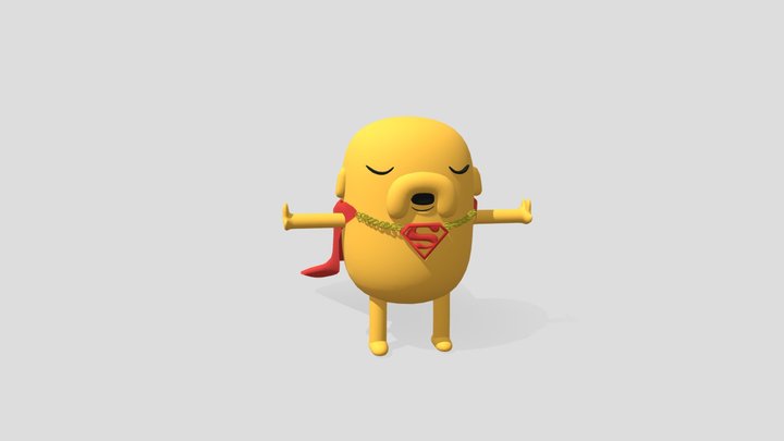 Jake the dog 3D Model