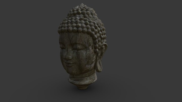 Budda Head 3D Model