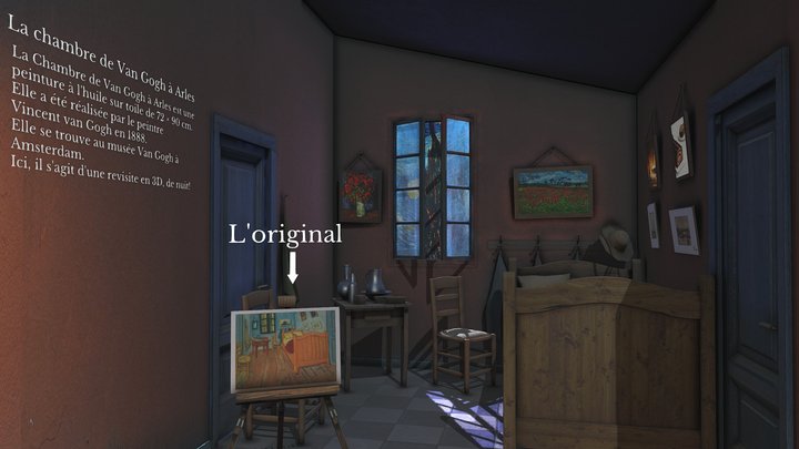 Chambre de Van Gogh 3D Model