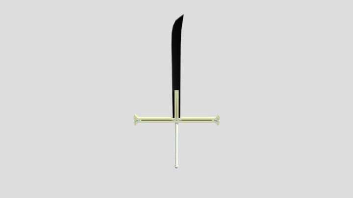 STL file A minecraft sword for your keychain in pixel style