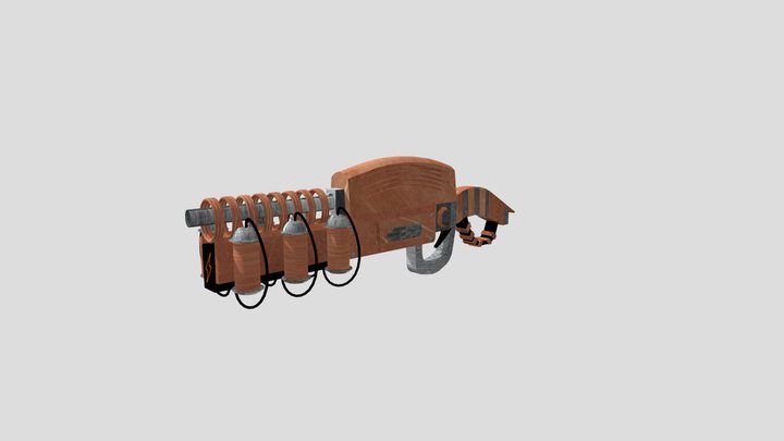 Railgun 3D Model