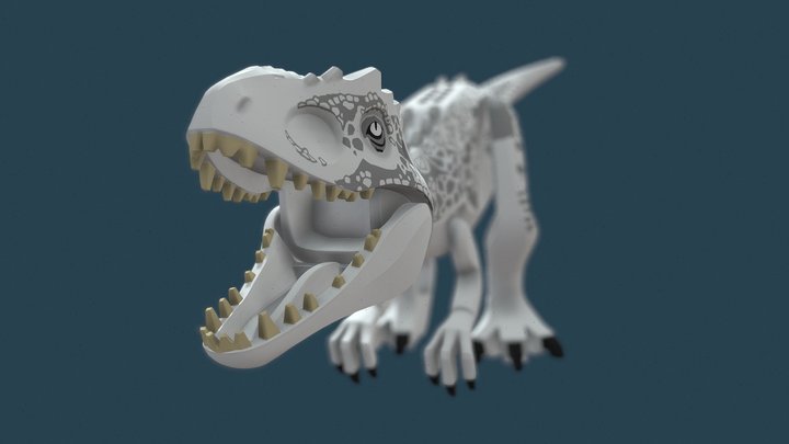 (RIGGED) Indominus Rex (LEGO) 3D Model