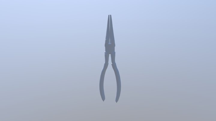 Pliers Animated 3D Model