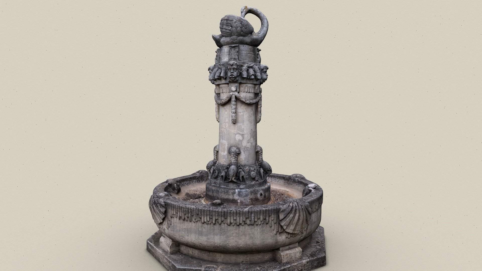 Schwanenbrunnen — Sketchfab embed 3D viewer