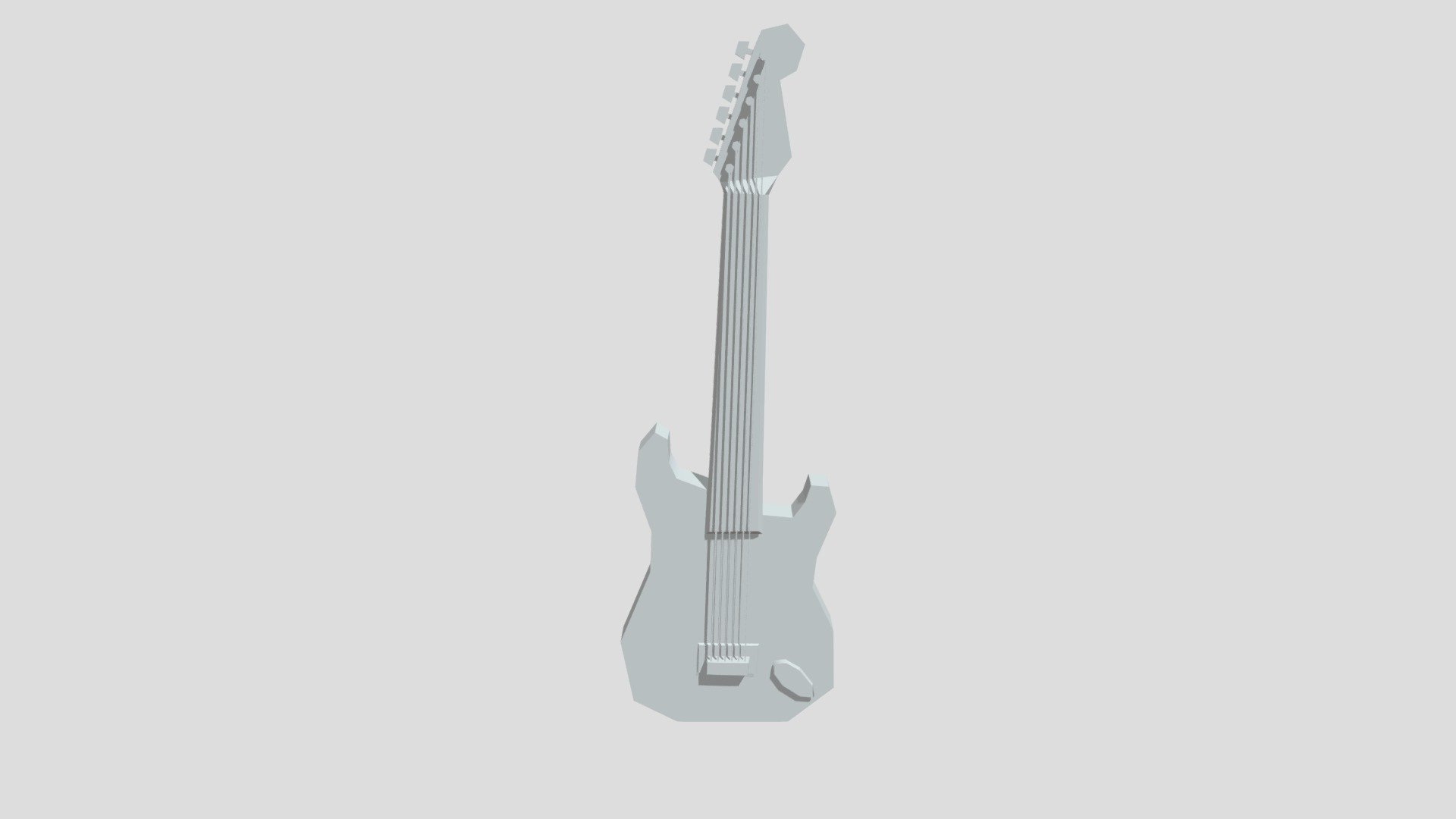 Electric guitar from Poly by Google