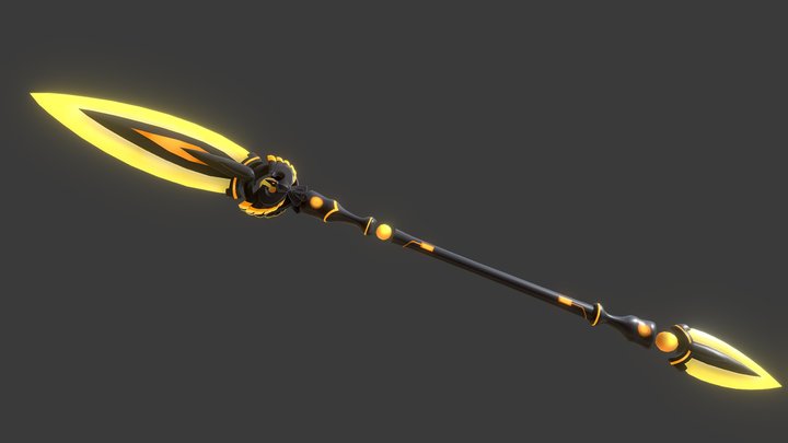 The spear of Morrigan 3D Model