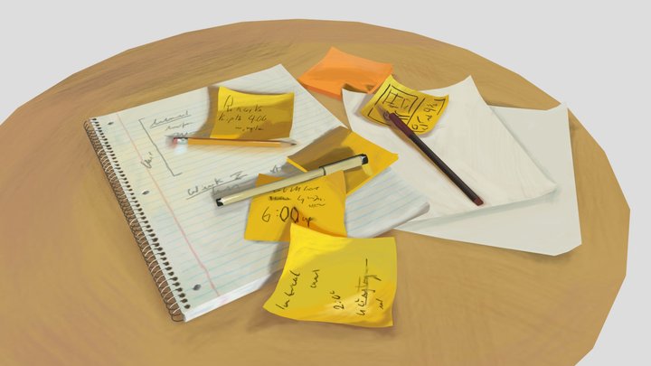 Reproduction 3D | Notes - Heather Ihn Martin 3D Model