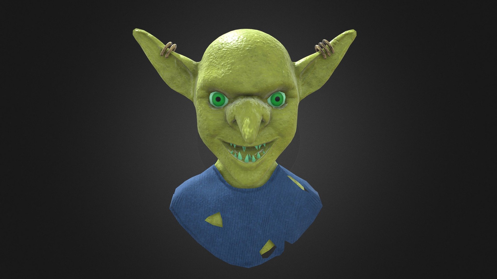 Goblin Bust - Download Free 3D model by Nicholas Quigley (@Quigs ...