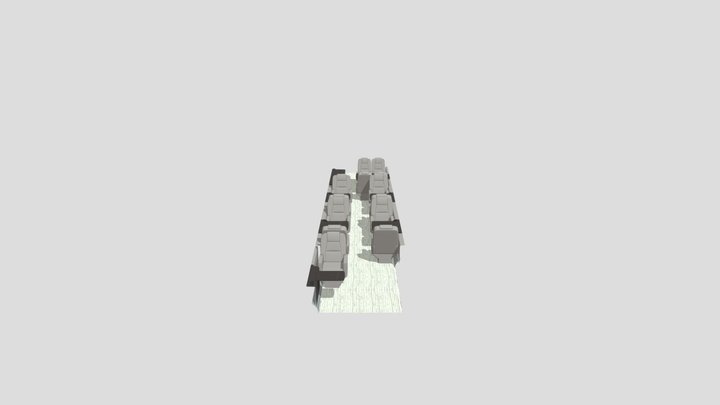 GulfstreamG550_Interior_v001 3D Model