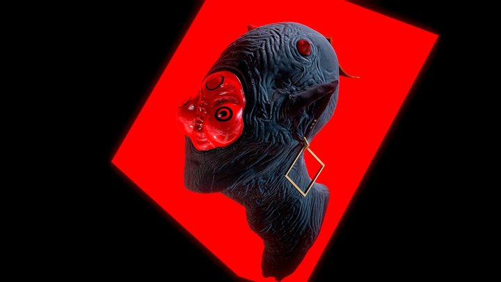 Red Punk 3D Model