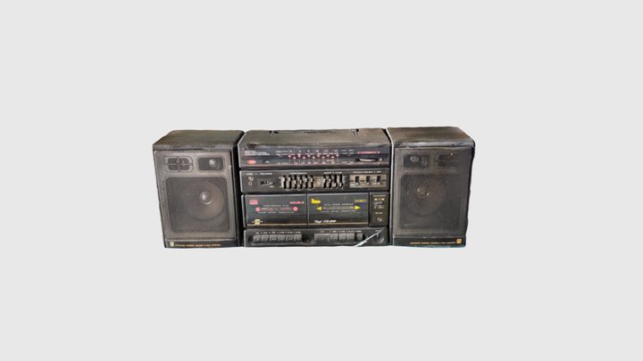 Radio 3D Model