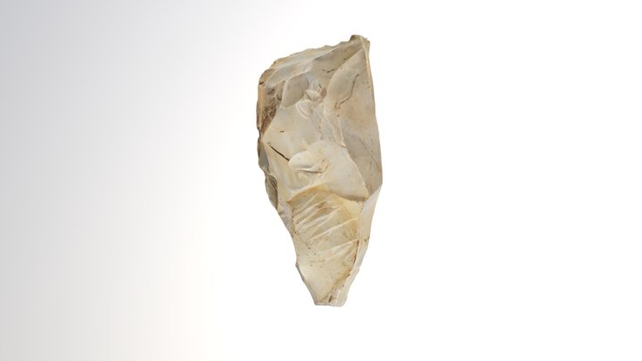 Clovis Blade Core 3D Model