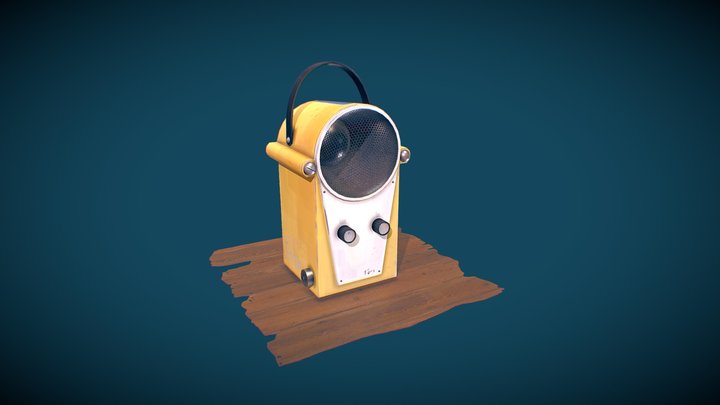 TobeHeroX Radio 3D Model