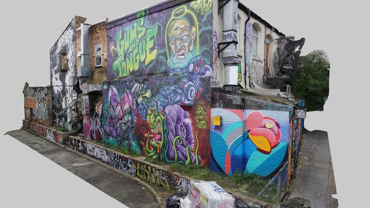 Brick Lane Graffiti – Modèle 3D gratuit STL