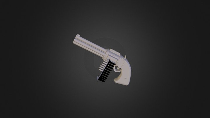 Automatic Revolver 3D Model