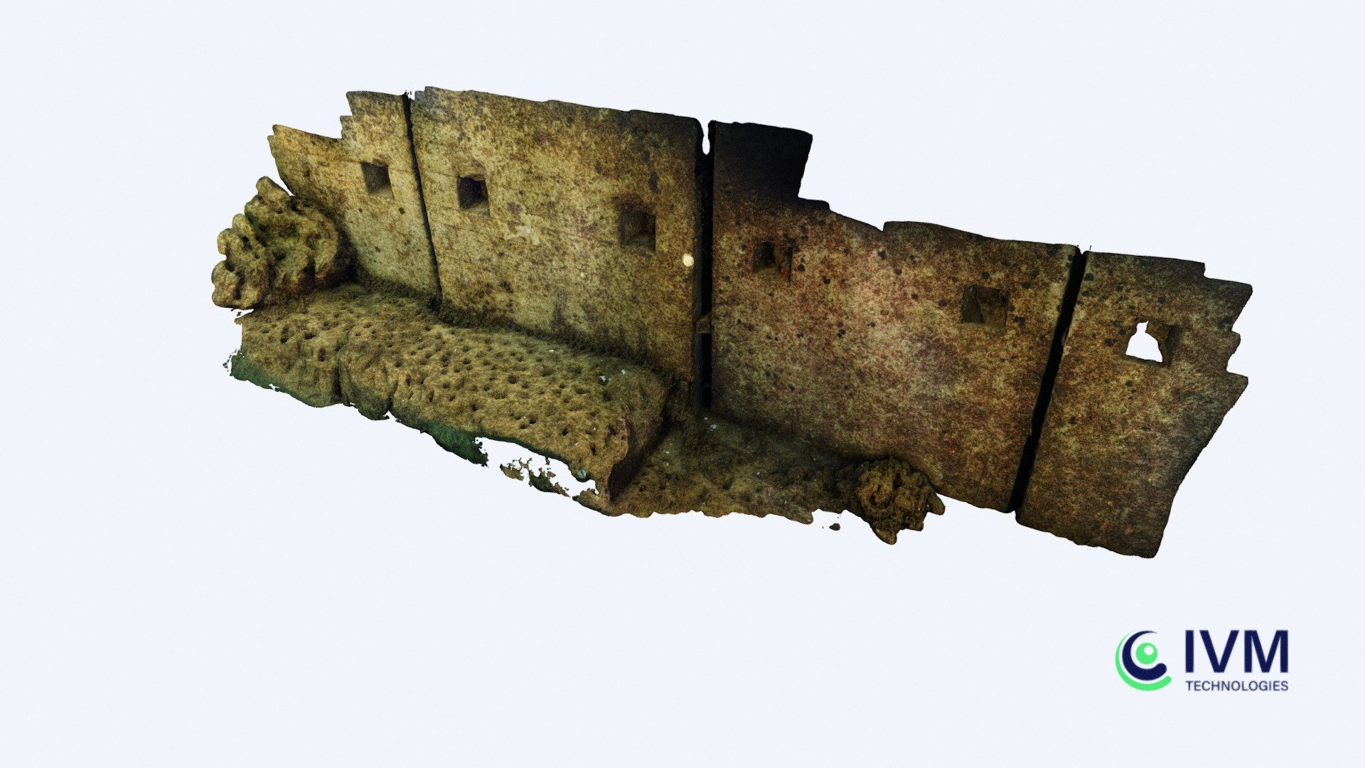 Quai wall — Sketchfab embed 3D viewer