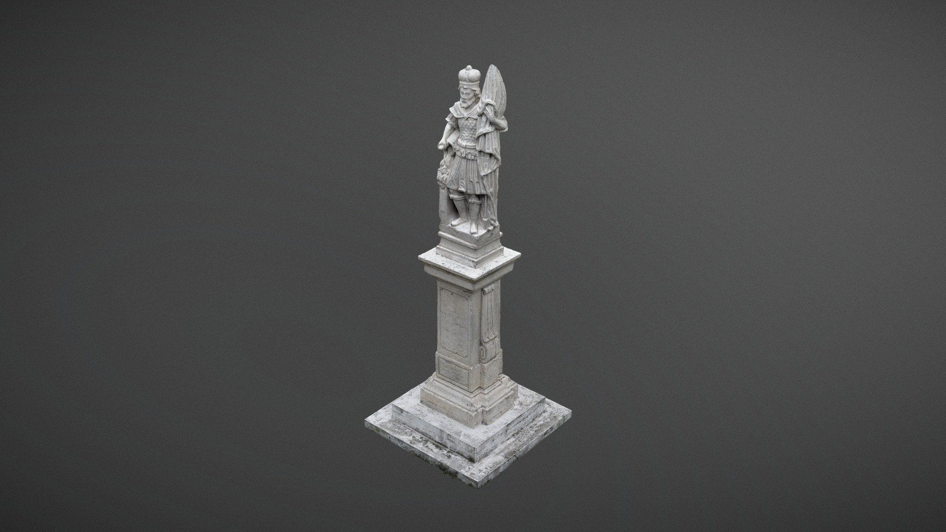 Statua św. Floriana — Sketchfab embed 3D viewer