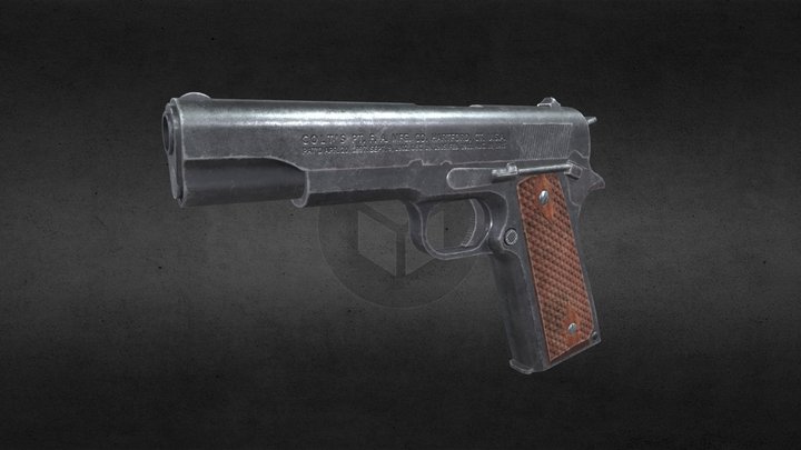 M1911_A1 3D Model