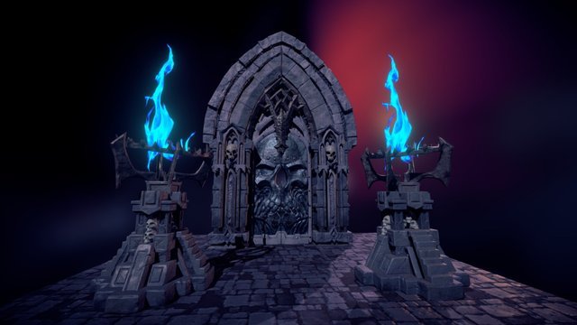 Darksiders II Environment Props Project 3D Model