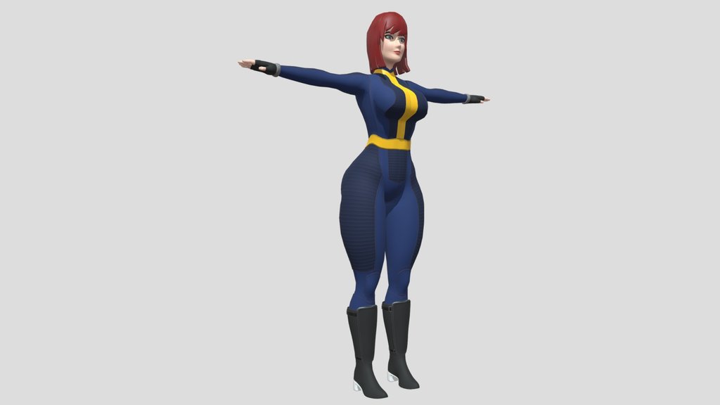 Vault Girl - Fallout Fan Model